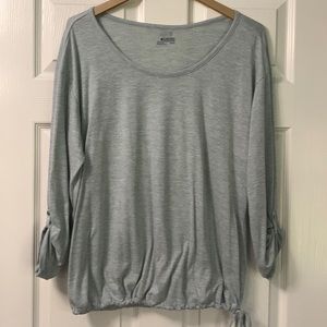 Columbia Omni-Wick Women’s 1X Causal Greenish textured shirt